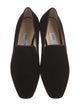 Jimmy Choo Velvet Grosgrain Trim Loafers
