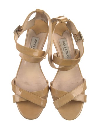 Jimmy Choo Patent Leather Sandals