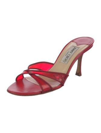 Jimmy Choo Leather Slides