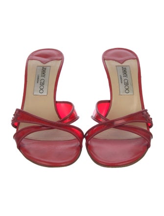 Jimmy Choo Leather Slides