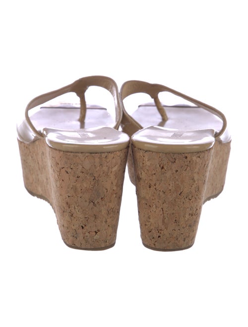 Jimmy Choo Patent Leather Flip Flops