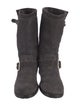 Jimmy Choo Suede Moto Boots