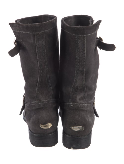 Jimmy Choo Suede Moto Boots