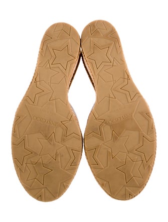 Jimmy Choo Almer Leather Espadrilles