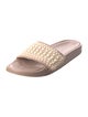 Jimmy Choo Faux Pearl Accents Rubber Slides