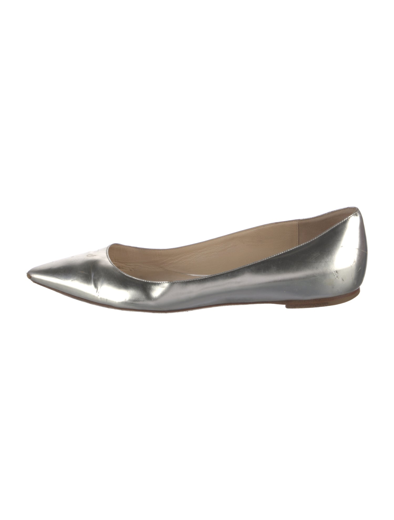 Jimmy Choo Leather Ballet Flats