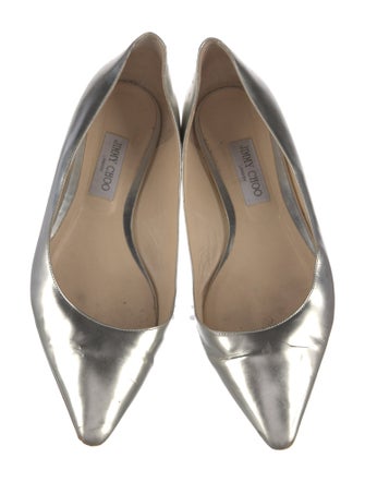 Jimmy Choo Leather Ballet Flats