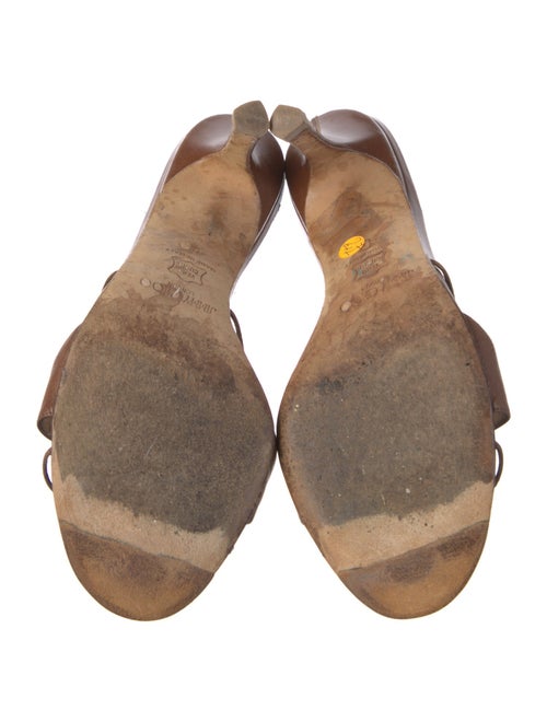 Jimmy Choo Leather Slides