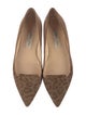 Jimmy Choo Suede Animal Print Flats