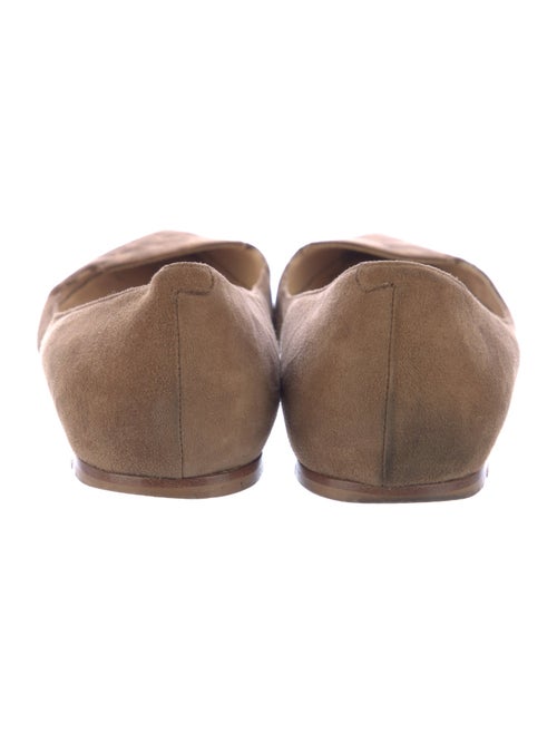 Jimmy Choo Suede Animal Print Flats