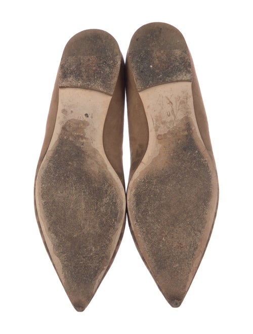 Jimmy Choo Suede Animal Print Flats