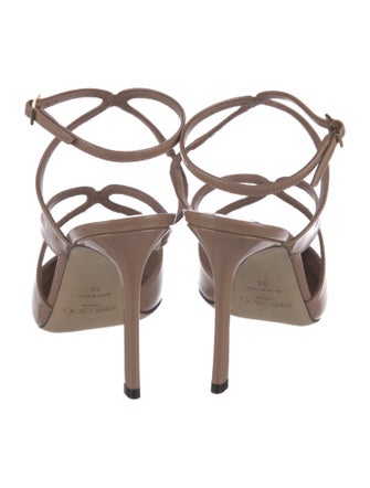 Jimmy Choo Patent Leather T-Strap Pumps