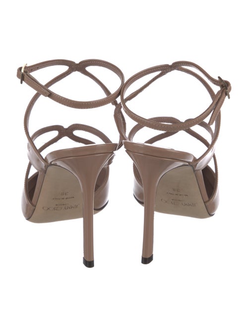 Jimmy Choo Patent Leather T-Strap Pumps