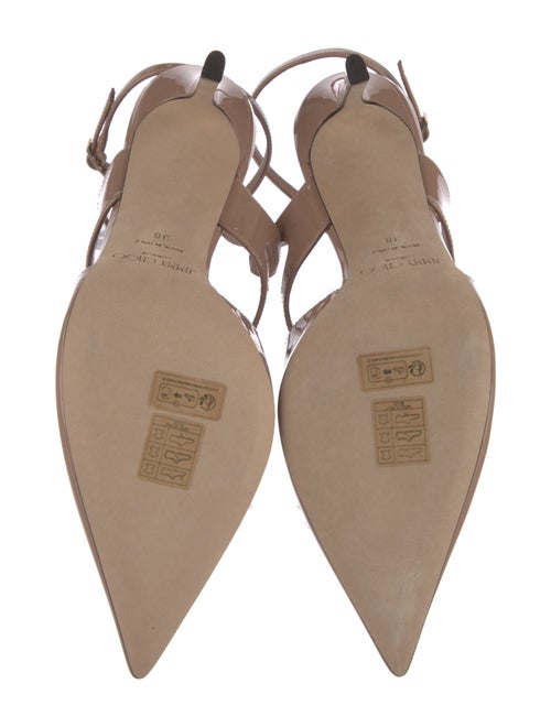 Jimmy Choo Patent Leather T-Strap Pumps