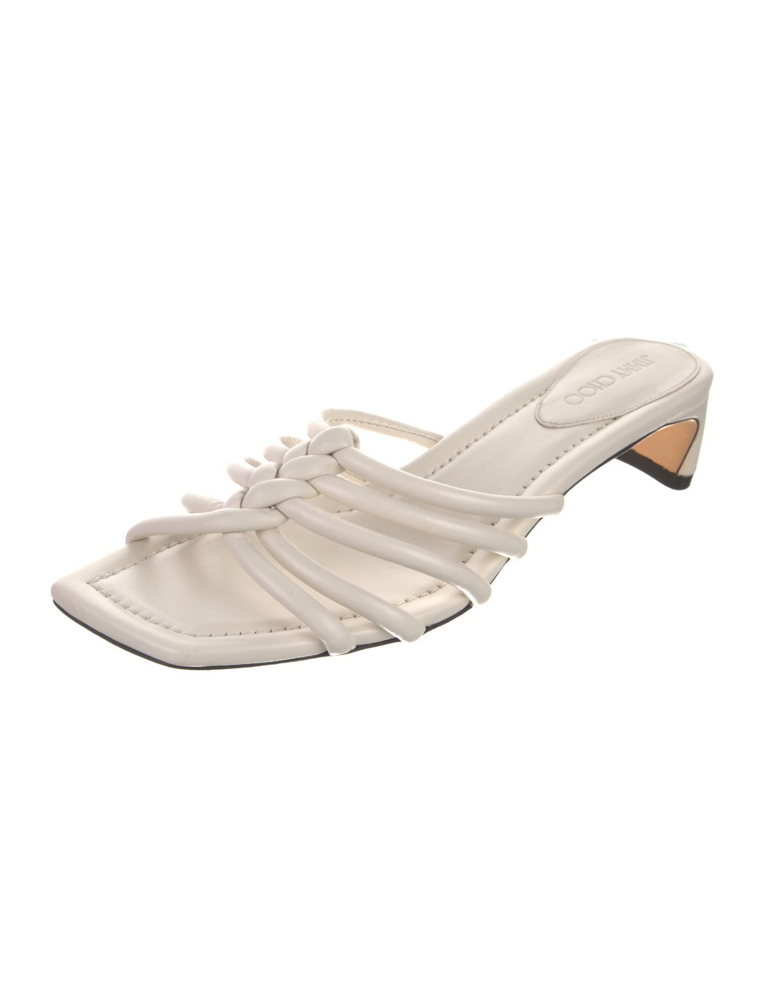 Jimmy Choo Leather Slides