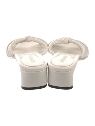 Jimmy Choo Leather Slides
