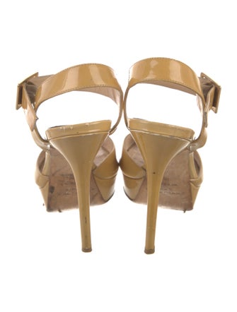 Jimmy Choo Patent Leather Slingback Sandals