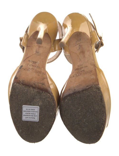 Jimmy Choo Patent Leather Slingback Sandals