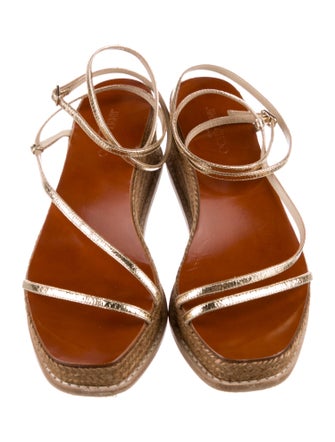 Jimmy Choo Leather Espadrilles