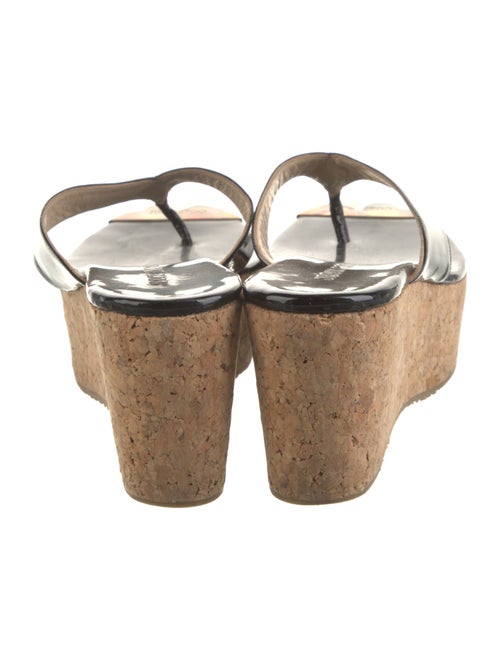 Jimmy Choo Patent Leather Flip Flops