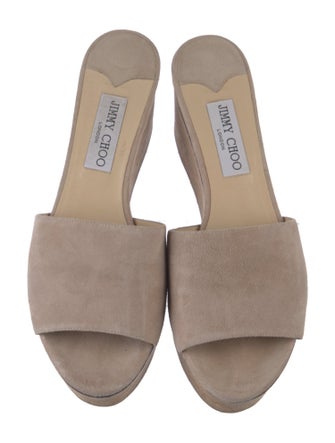 Jimmy Choo Suede Slides