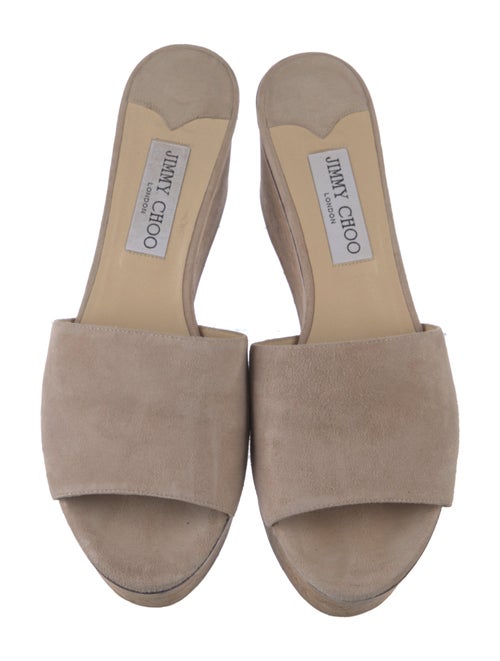 Jimmy Choo Suede Slides