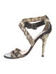 Jimmy Choo Snakeskin Animal Print Sandals
