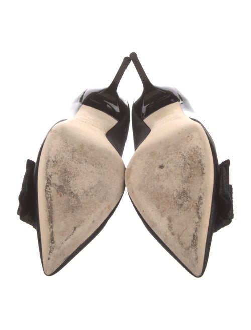 Jimmy Choo Leather Bow Accents Sandals