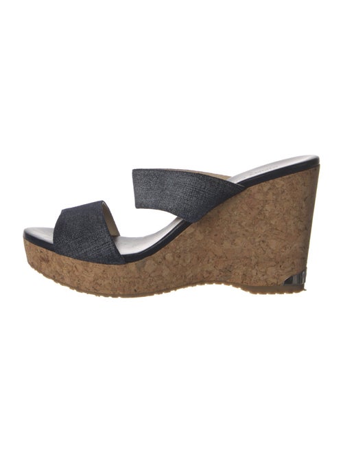 Jimmy Choo Denim Slides