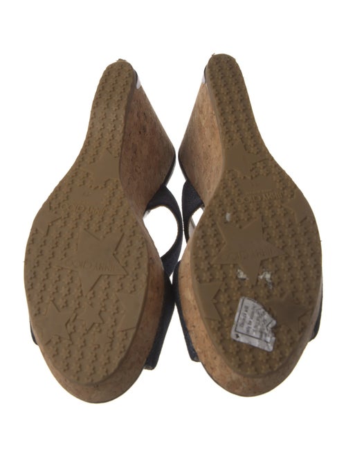 Jimmy Choo Denim Slides