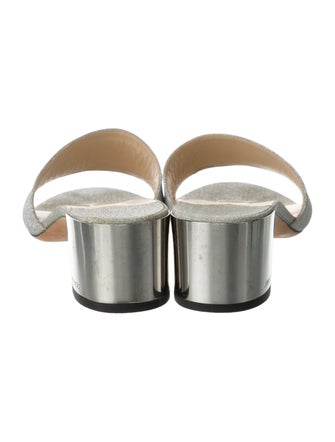 Jimmy Choo Glitter Glitter Accents Slides