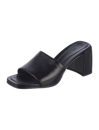 Jimmy Choo Leather Slides