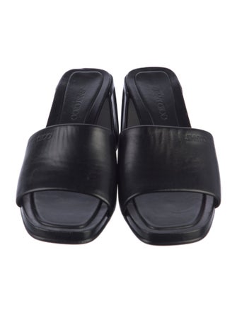 Jimmy Choo Leather Slides