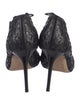Jimmy Choo Leather Mesh Accents Pumps