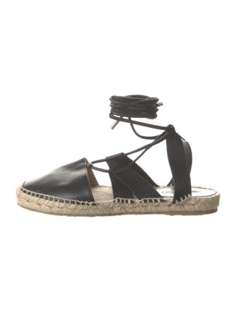 Jimmy Choo Leather Espadrilles