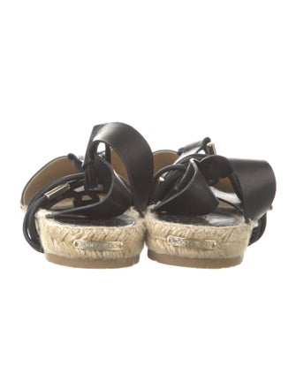 Jimmy Choo Leather Espadrilles