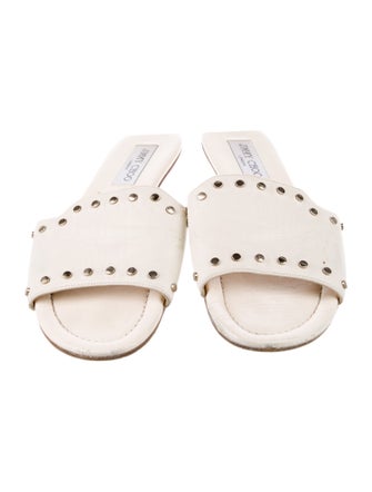 Jimmy Choo Leather Slides