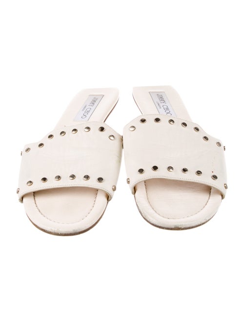 Jimmy Choo Leather Slides