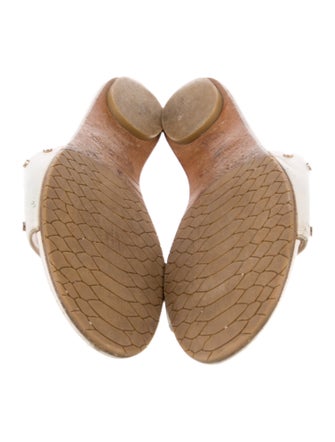 Jimmy Choo Leather Slides