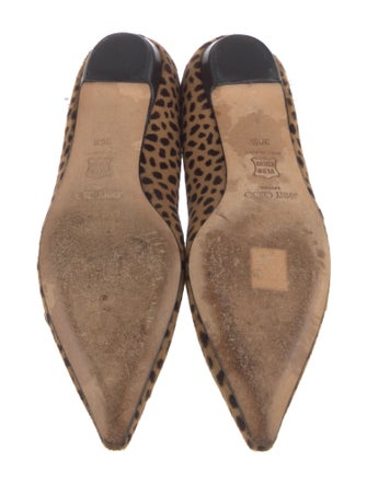 Jimmy Choo Ponyhair Animal Print Flats