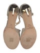 Jimmy Choo Glitter T-Strap Sandals
