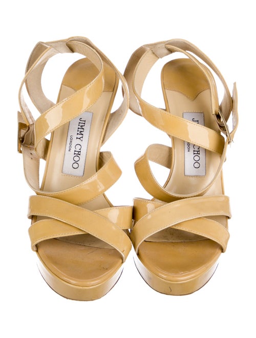 Jimmy Choo Patent Leather Sandals