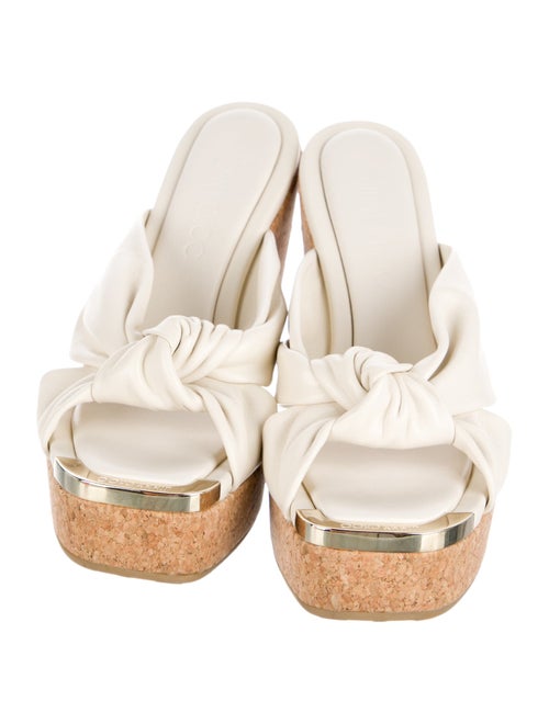 Jimmy Choo Leather Slides