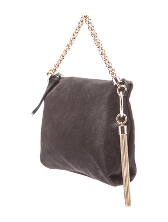Jimmy Choo Suede Top Handle Bag