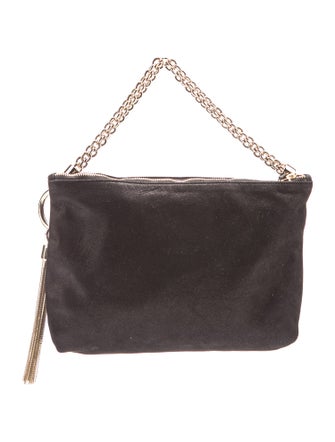 Jimmy Choo Suede Top Handle Bag