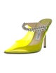 Jimmy Choo PVC Crystal Embellishments Mules