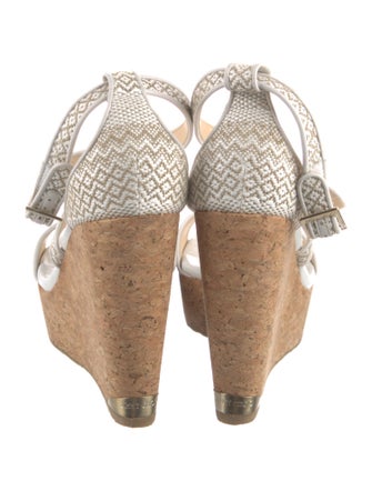 Jimmy Choo Cutout Accent Espadrilles