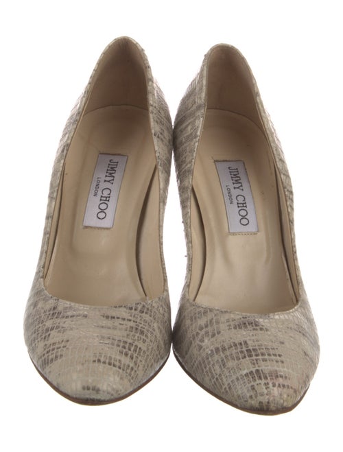 Jimmy Choo Snakeskin Pumps