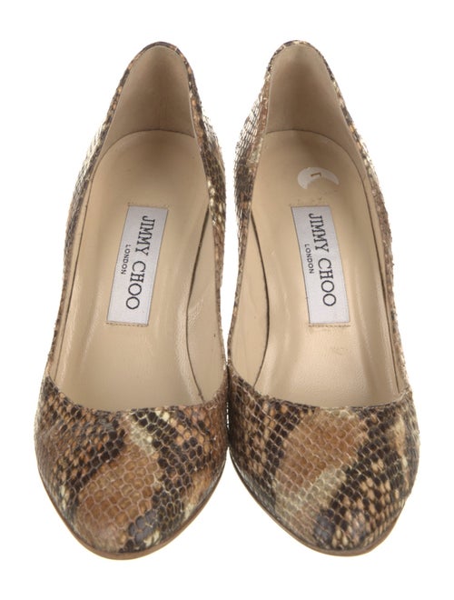 Jimmy Choo Snakeskin Animal Print Pumps