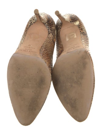 Jimmy Choo Snakeskin Animal Print Pumps